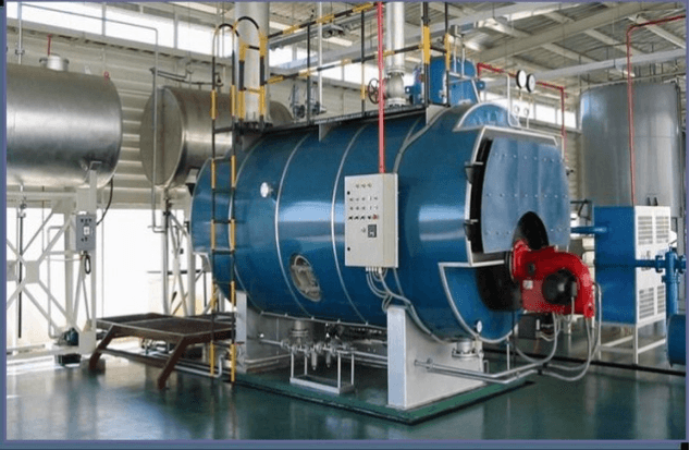Nồi hơi đốt dầu dạng nằm — hình thiết bị 1