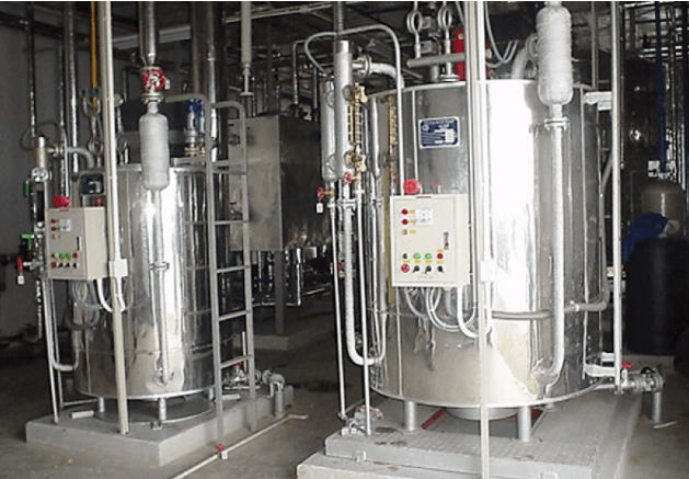 Nồi hơi đốt dầu dạng đứng — hình thiết bị 1