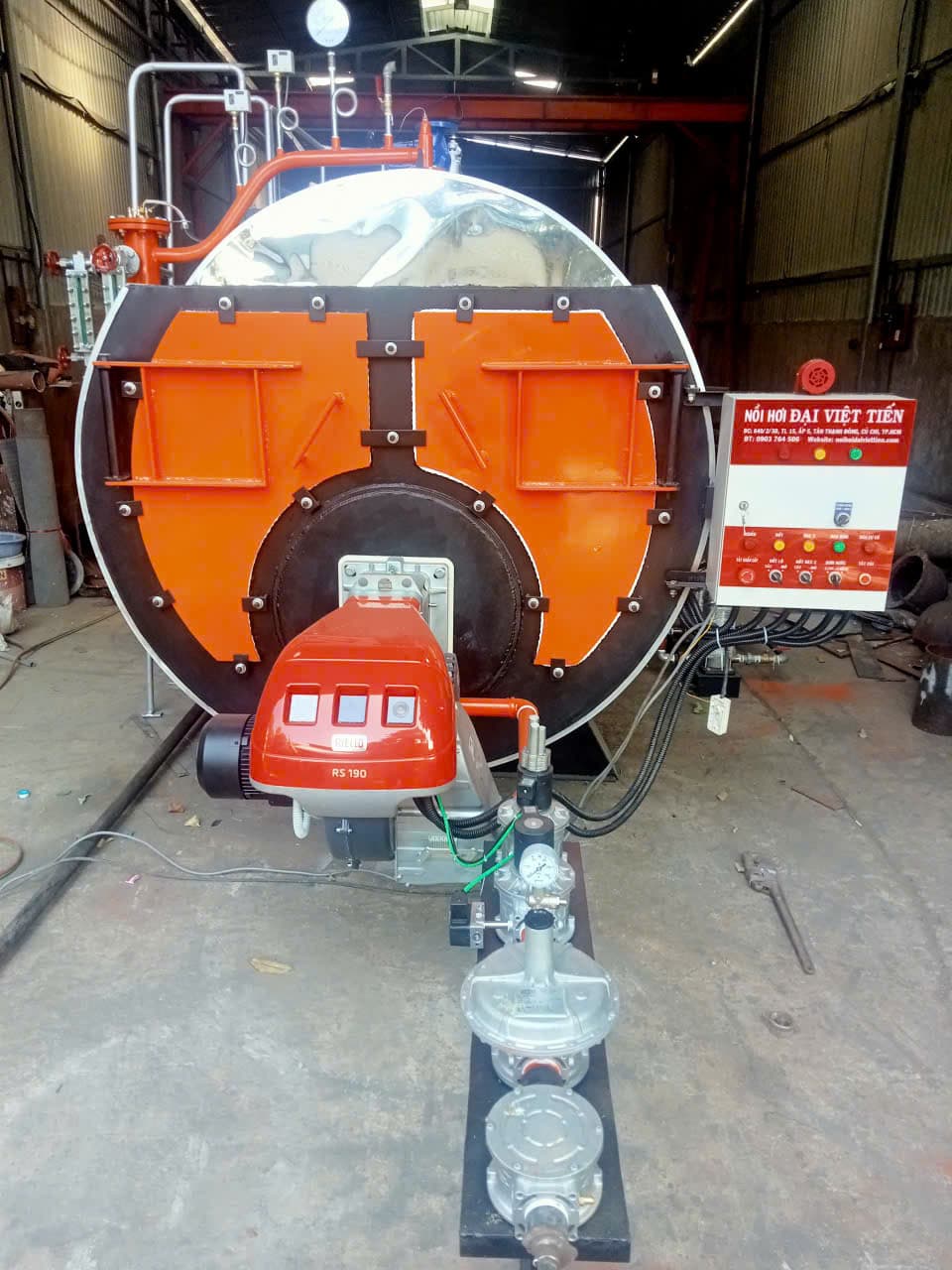Nồi hơi đốt dầu, gas — hình thiết bị 1